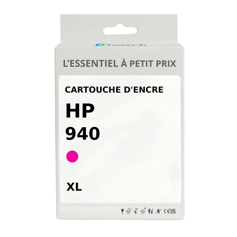Cartouche d'encre compatible HP 940 XL Magenta