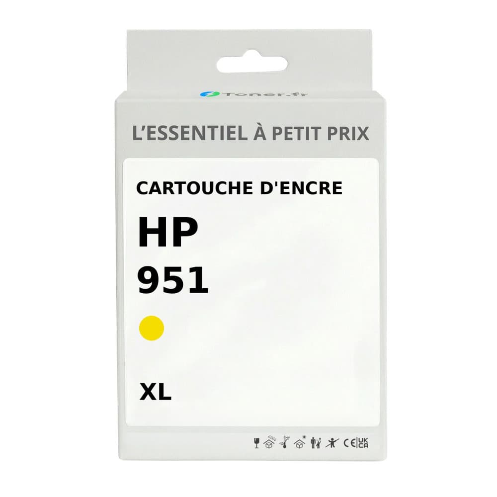 Cartouche d'encre compatible HP 951 XL Jaune