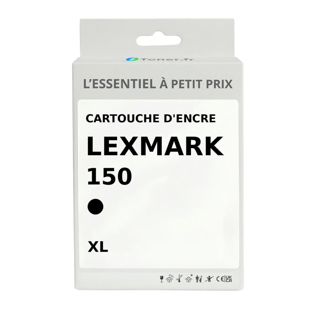 Cartouche d'encre compatible Lexmark 150 XL Noir