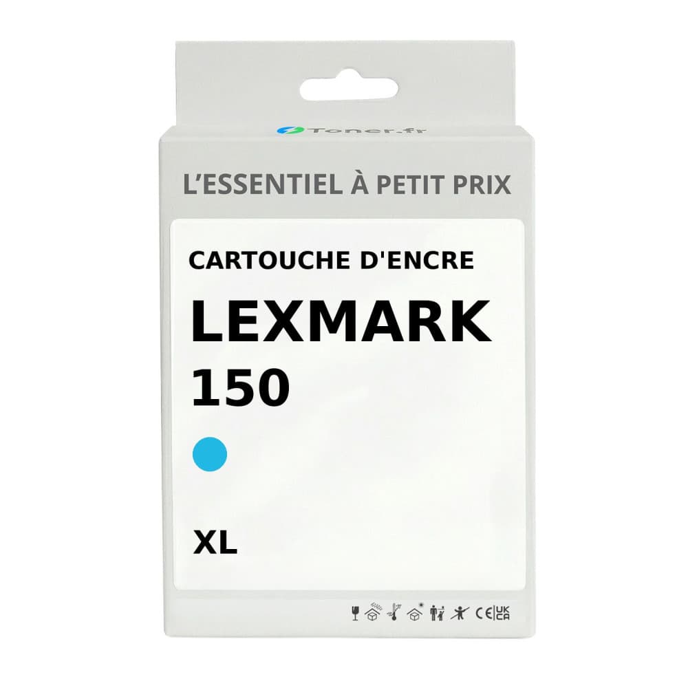 Cartouche d'encre compatible Lexmark 150 XL Cyan