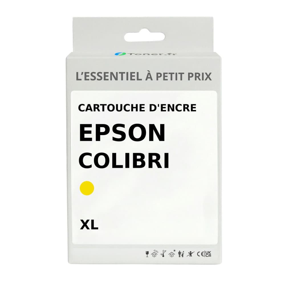 Cartouche d'encre compatible Epson Colibri Jaune