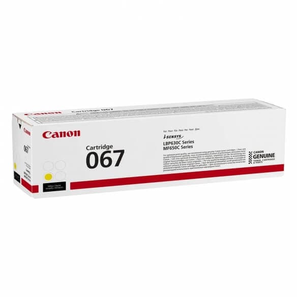 Canon 067 - jaune - original - cartouche de toner - 1250 pages - 5099C002