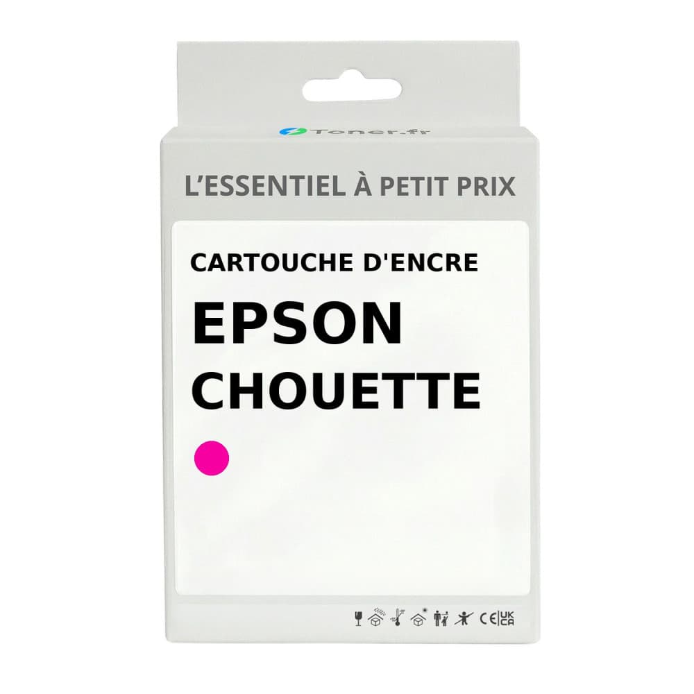 Cartouche d'encre compatible Epson Chouette Magenta clair