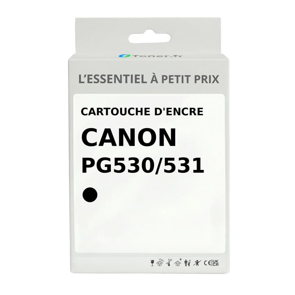 Cartouche d'encre compatible Canon PGI530/531 Noir photo