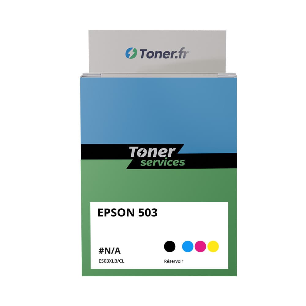 Pack de 4 cartouches d'encre compatible Epson 503 XL Noir et couleurs