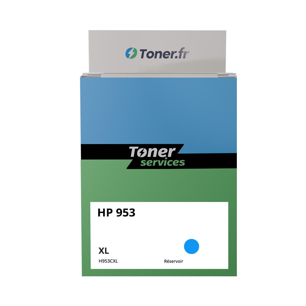 Cartouche d'encre compatible HP 953 XL Cyan (F6U16AE)