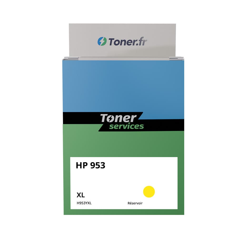 Cartouche d'encre compatible HP 953 XL Jaune (F6U18AE)